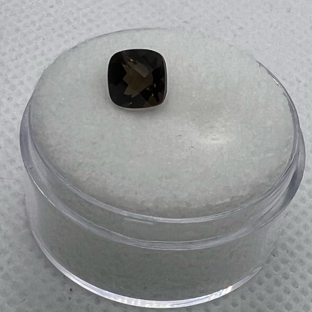 .75 Carat Smokey Quartz Loose Gemstone Cushion Cut